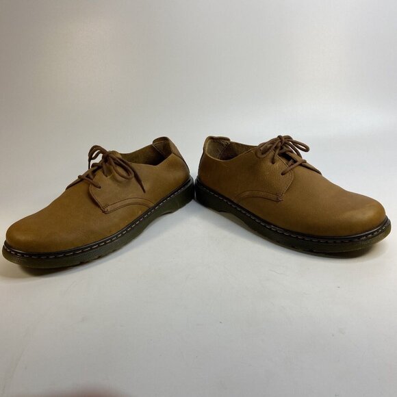 Dr. Martens Leather Bexley Air Wair Oxford Tan Lace Up Mens Shoes Doc 12 AW0004 - Picture 4 of 13